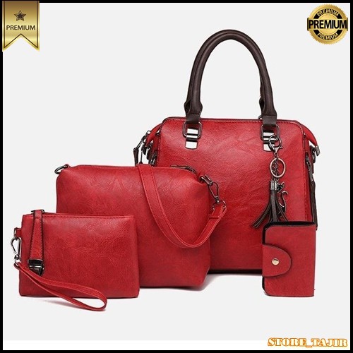 TAS 4IN1/TAS IMPORT BATAM/IB 819624/TAS SELEMPANG IMPORT/TAS SLEMPANG WANITA/TAS WANITA IMPORT