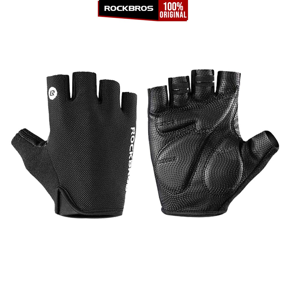 

Sarung Tangan Sepeda Rockbros Bicycle Gloves Half Finger Sport Bike