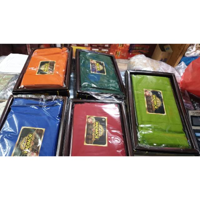 Grosir 10pt Sarung WADIMOR polos warna FC sarong wadimor polosan warna