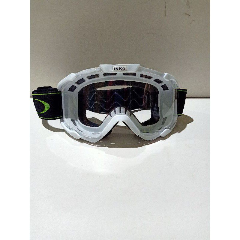 Promo ||Kaca google cross || kaca gogle cross 100% original INKO || COD pnp untuk semua helm cross