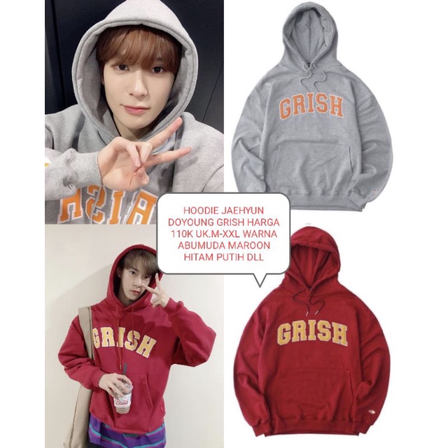 HOODIE JAEHYUN DOYOUNG GRISH