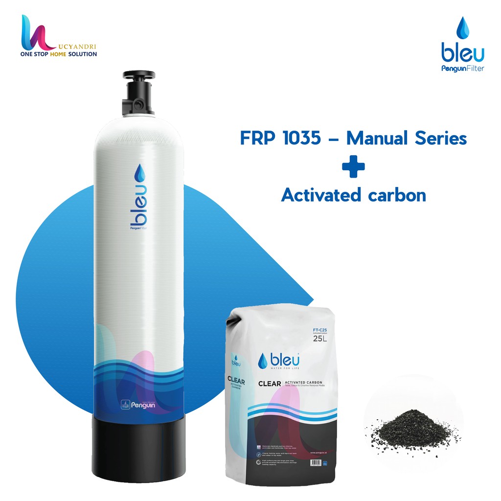 Filter Air Penguin Bleu Active Carbon FRP1035 MV MANUAL FREE INSTALASI