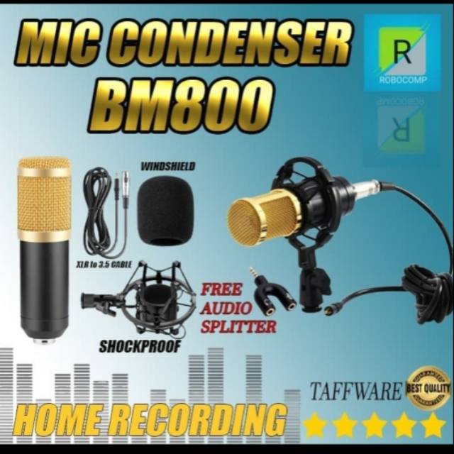 MICROPHONE CONDENSOR BM800/BM 800 MIC