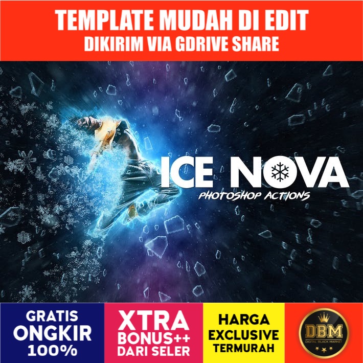 Ice Nova - Photoshop Action