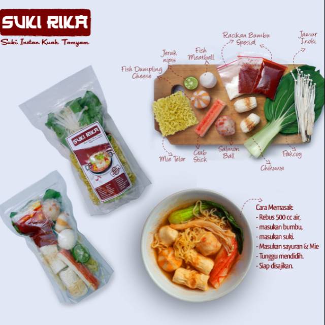 Jual Suki Rika Sukiyaki Suki Instan Steamboat Instan Suki Kuah