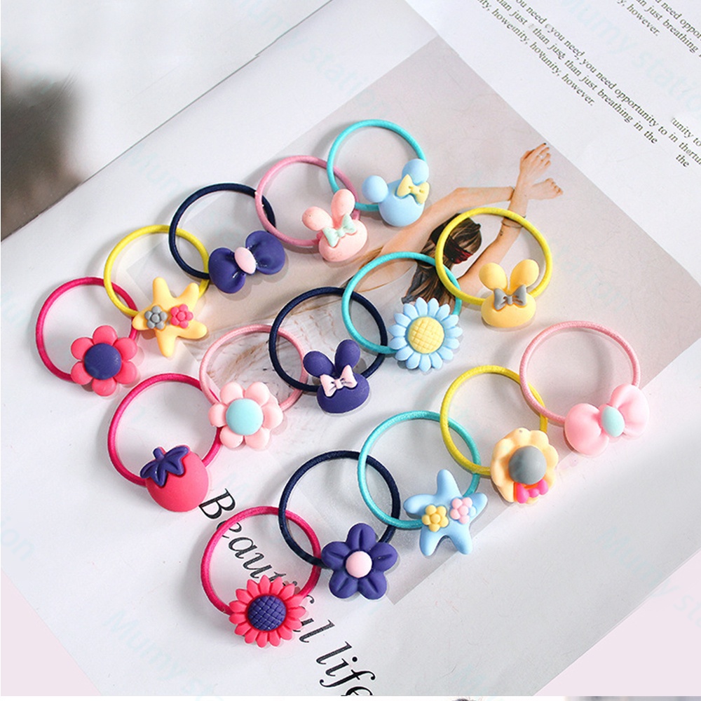 Mumystation Ikatan rambut anak karakter lucu/ikat rambut anak