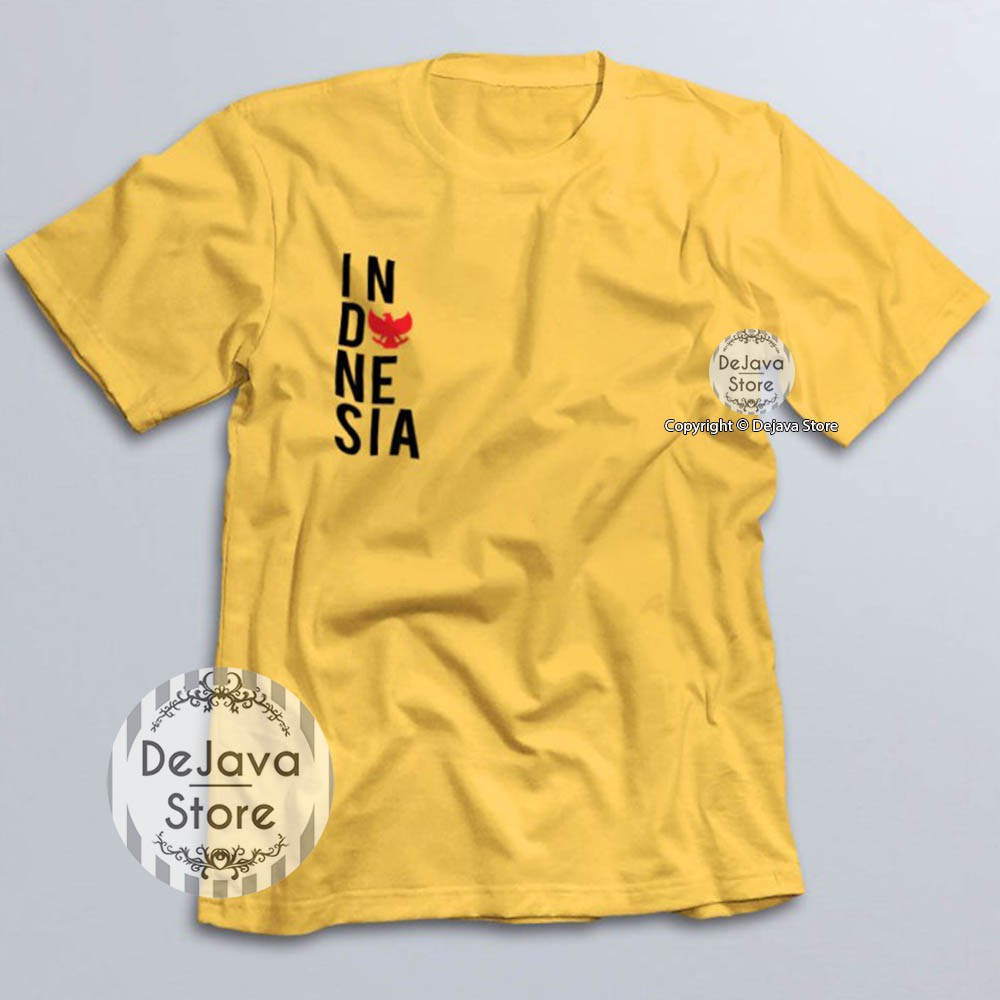 Kaos Distro Garuda Indonesia Dada Baju Kemerdekaan Agustus Cotton Combed 30s Unisex Premium | 1620-7
