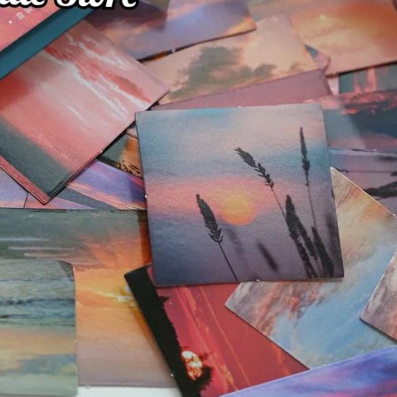 

➸ Sticker Deco Box Beautiful Landscape Scrapbook DIY Bujo Planner Diary ♔