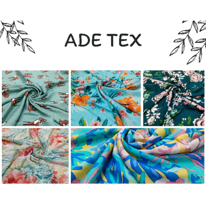 KAIN KATUN RAYON GARMENT CHALIS IMPORT