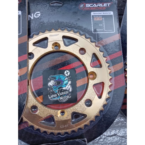 Gear Belakang WR155 Gear Belakang Scarlet WR155 Gear Belakang scarlet gold Wr155Uk 49-56