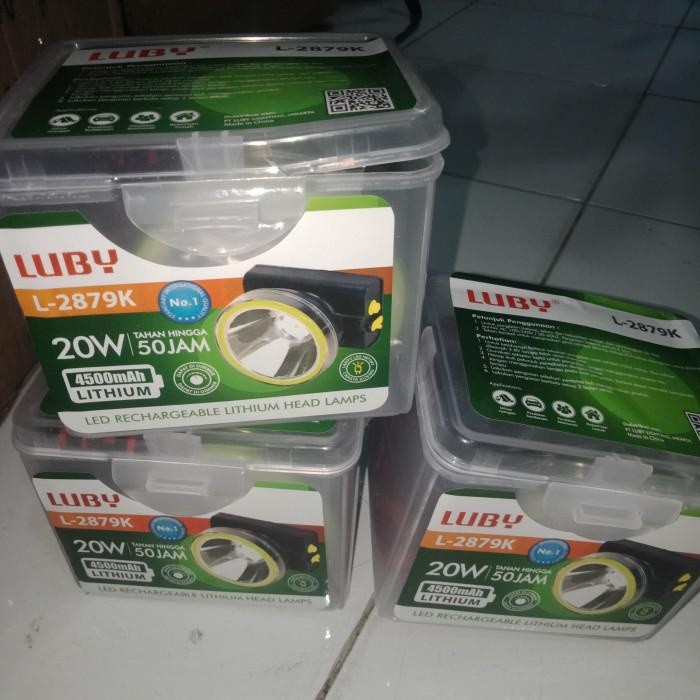 Senter Kepala/ Headlamp LUBY L-2879K Cahaya Super Terang dan Berkualitas