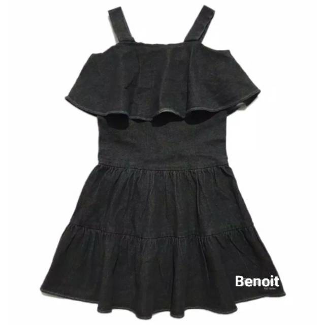 DRESS ANAK LAVIDO - RUFFLE DENIM