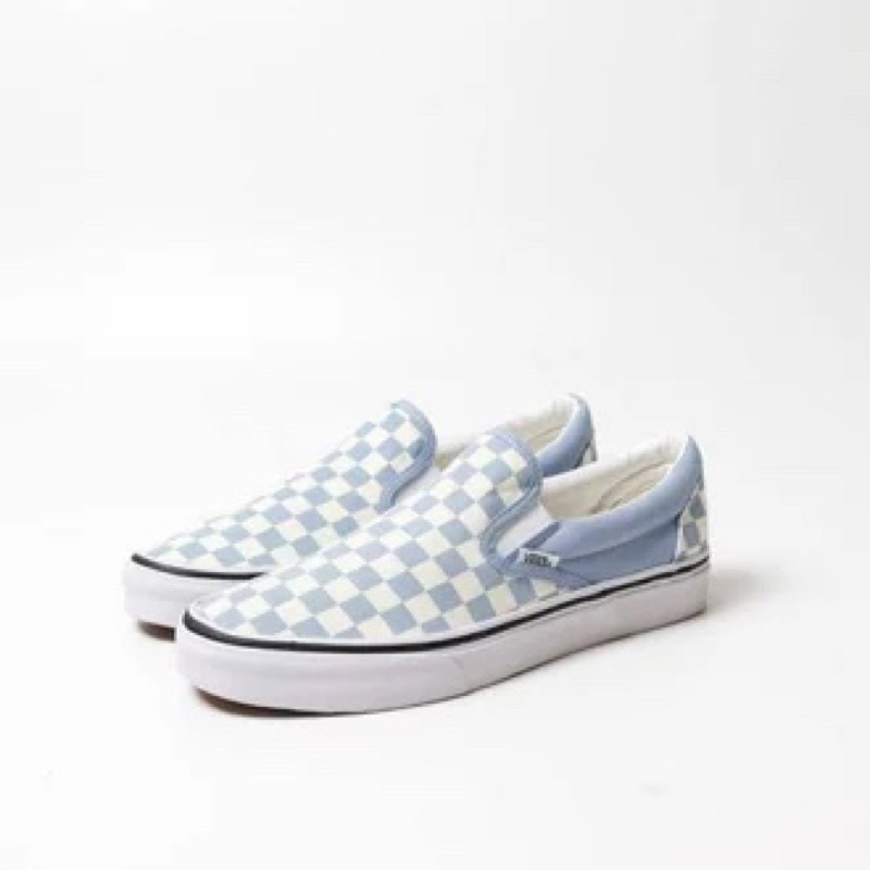 ORIGINAL VANS SLIP ON CHECKERBOARD BABYBLUE