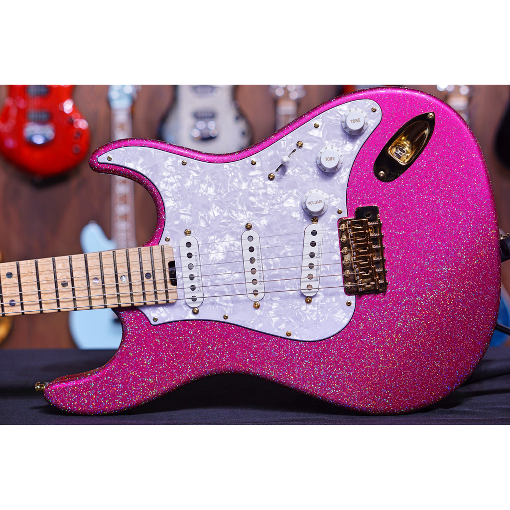 ESP SNAPPER Takayoshi Ohmura Custom -Twinkle Pink Maple fretboard E9400212