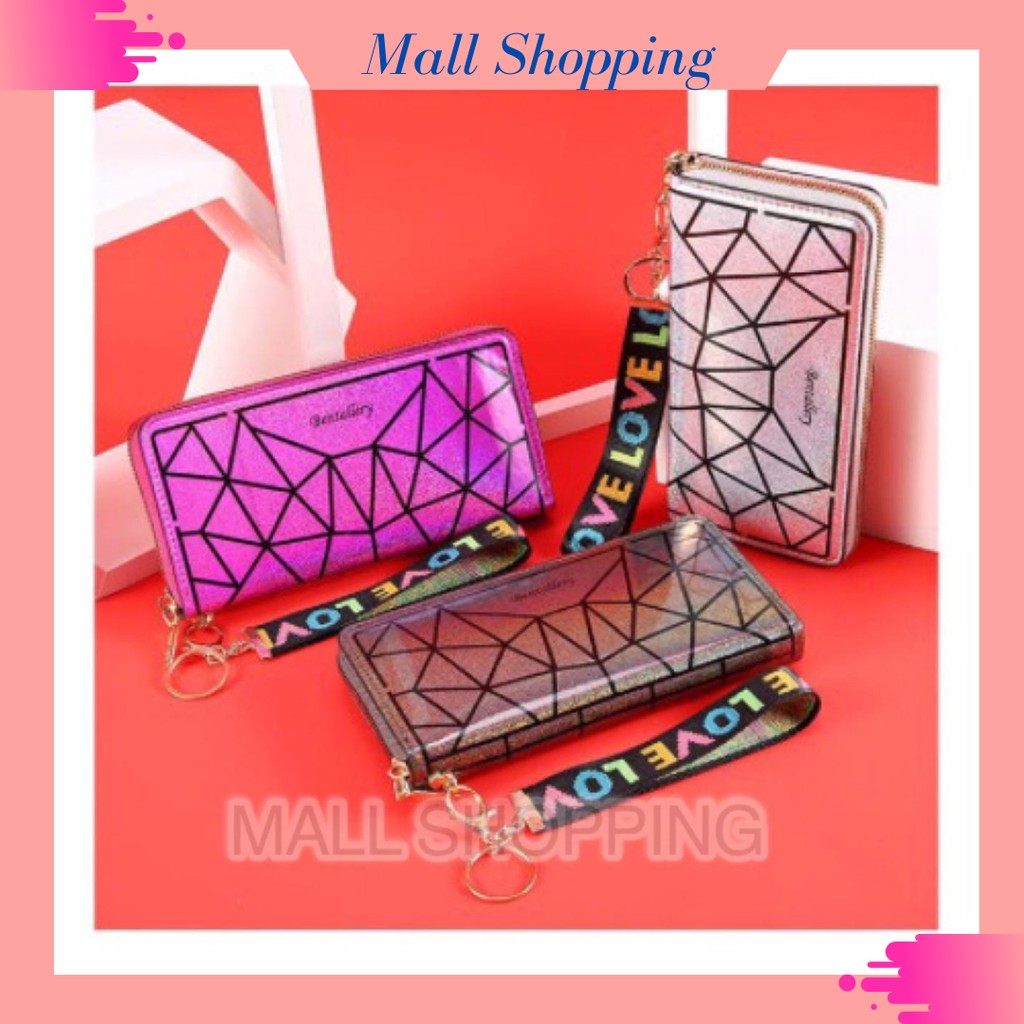 (COD) Dompet Wanita Dompet Kartu Dompet Panjang Dompet Resletting MALLSHOPPING