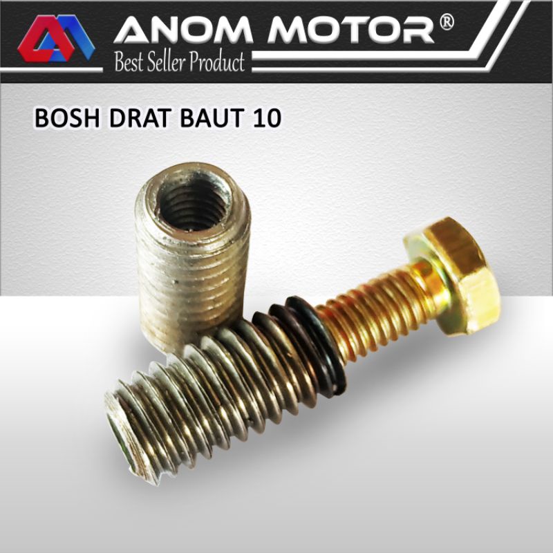 bos drat / sok drat untuk baut 10 yang dol/slek(tap dalam 6x1, tap luar 3/8x16)