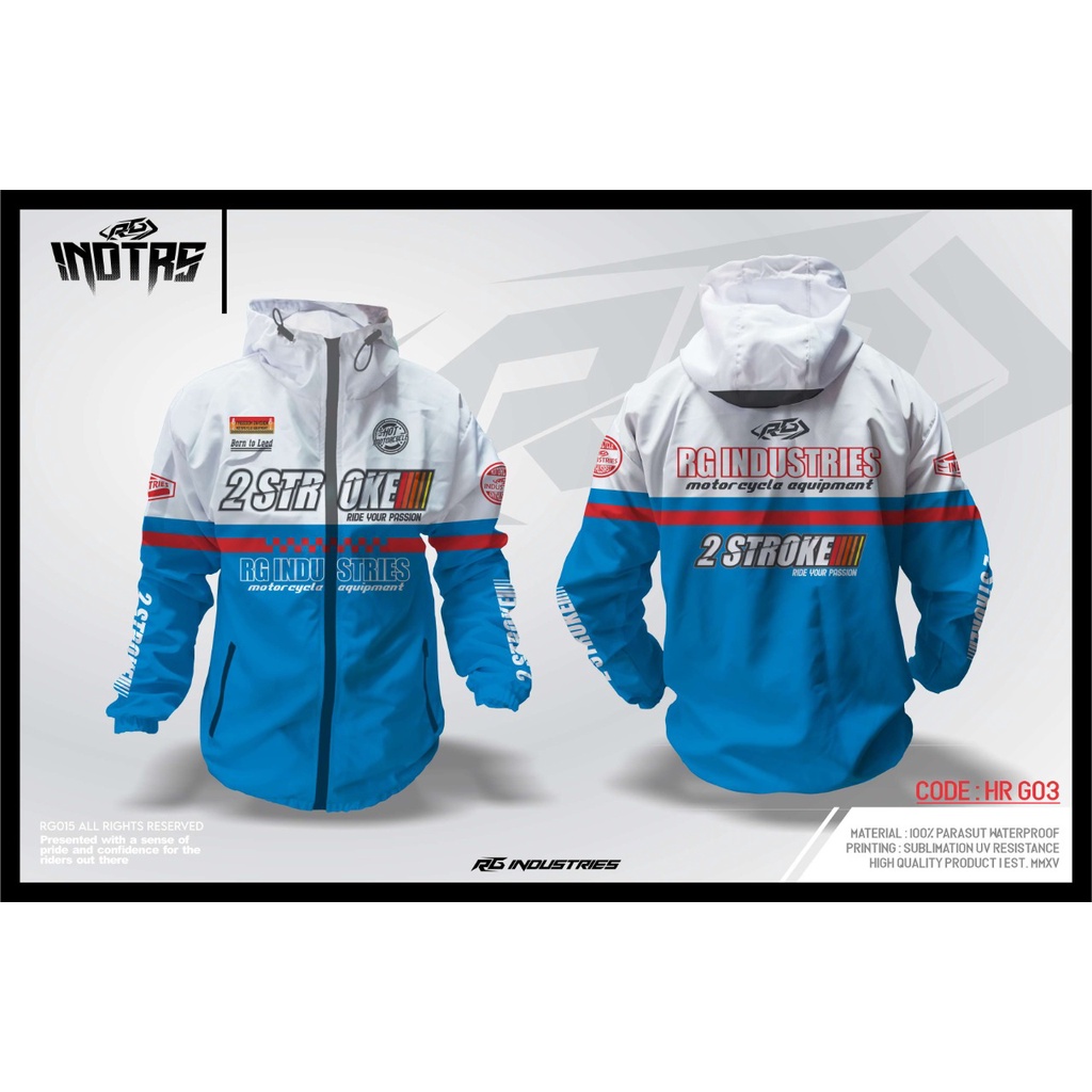 Jaket Running Rg Industries Jaket Running Printing Jaket Running 2 Stroke