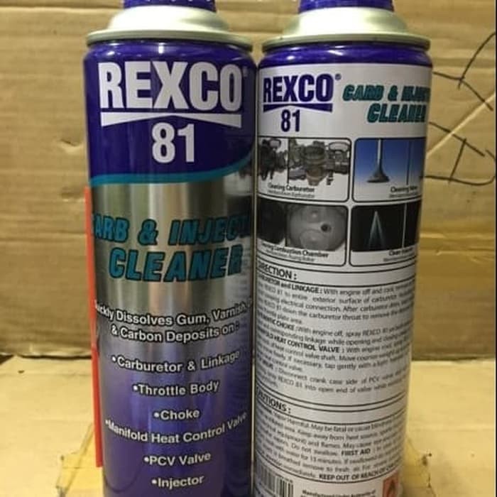 Rexco 81 injector carburator cleaner/rexco 81