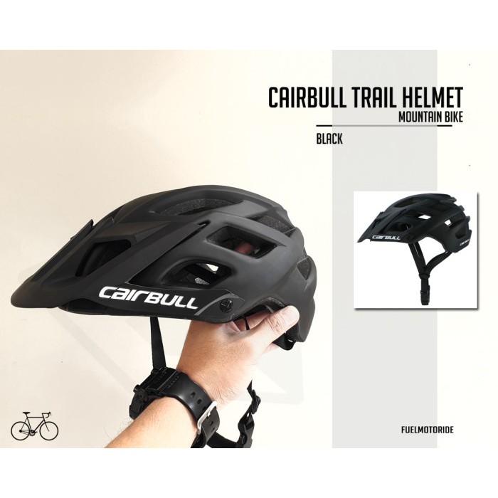 Cairbull trail black helm sepeda mtb roadbike seli scott dartmoor