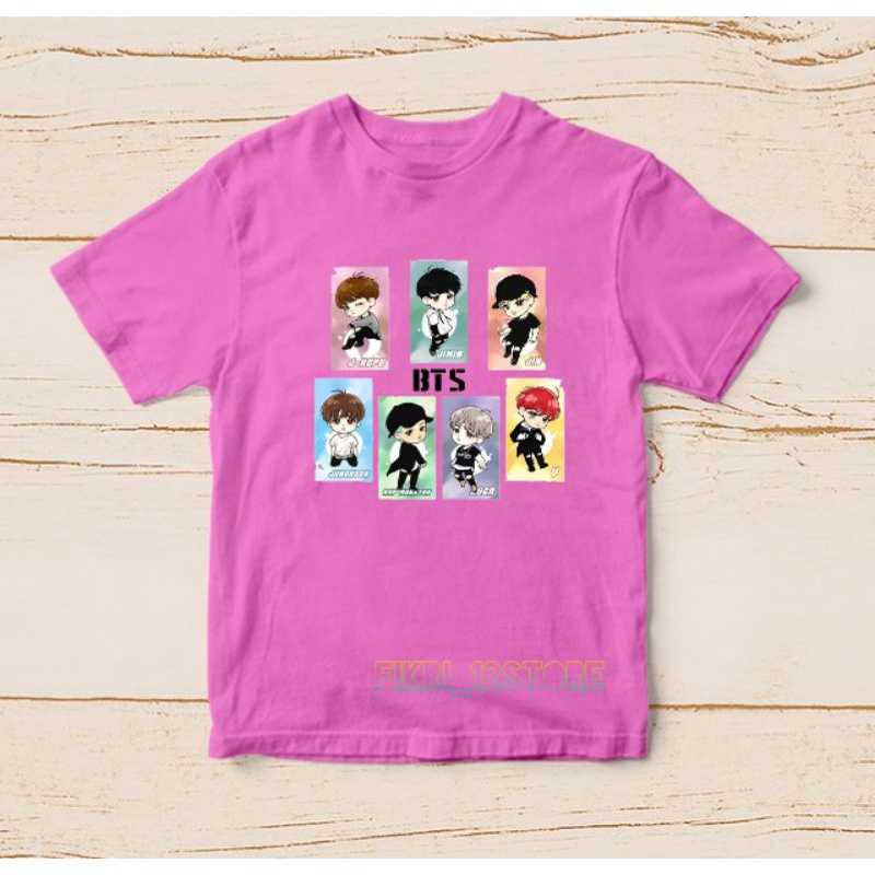 BAJU ANAK KAOS ANAK PEREMPUAN BTS KPOP