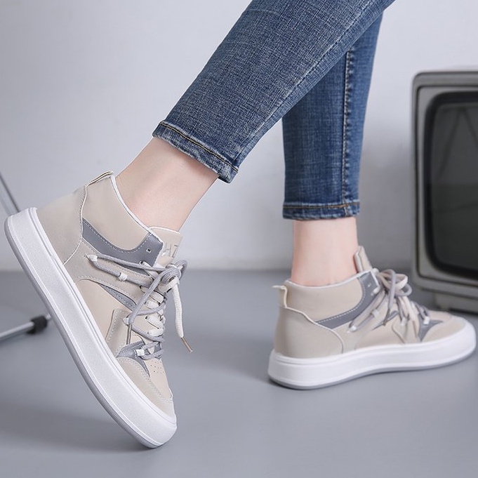 TBIG [COD] Sepatu Sneakers Import Shoes ZEGABOOT Fashion Wanita Sepatu Korea Style Sekolah Kuliah