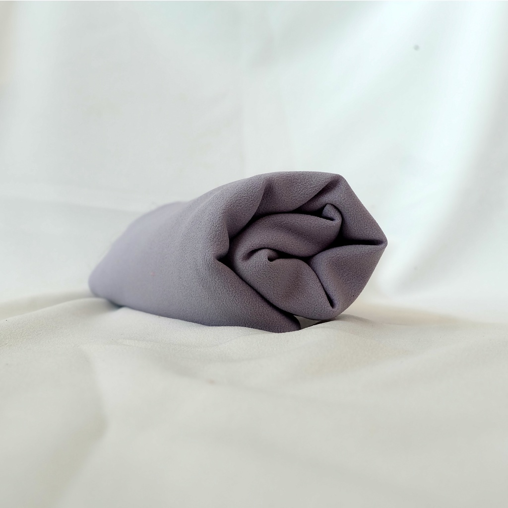 Pashmina Diamond Crepe 170x75 CM-DARKGREY