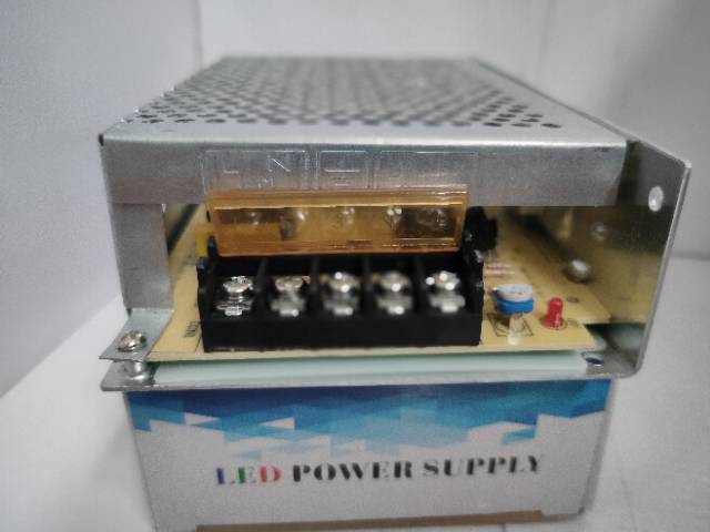 Power Supply 12v 10a jaring buat kamera cctv LED 120w lampu strip