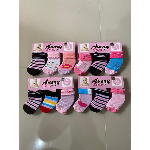 Kaos kaki 3in1 0-12bulan AVERY STREET