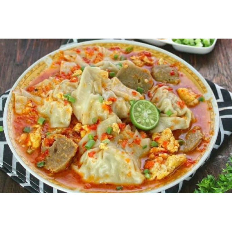

seblak pangsit ayam
