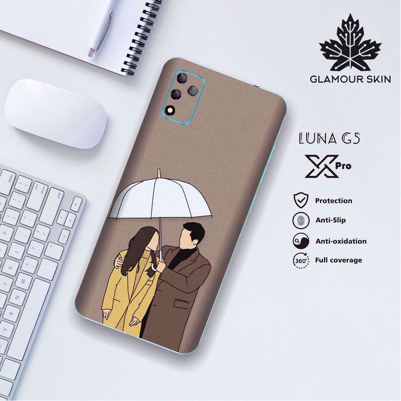 *(Dapat2PCS)* LUNA X PRO (G5) Garskin Case/Stiker Protector Motif COUPLE