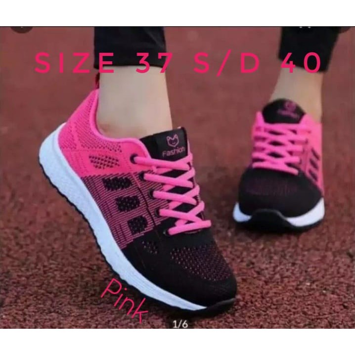 Sepatu Kets Running Wanita Fashion Sport Olahraga Jogging Lari Spatu Cets Sneakers Shoes Seoatu Seneker Perempuan Cewe Cewek FSH157