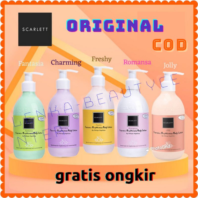 Jual Scarlett Fragrance Brightening Body Lotion Body Cream Body Serum By Felicya Angelista