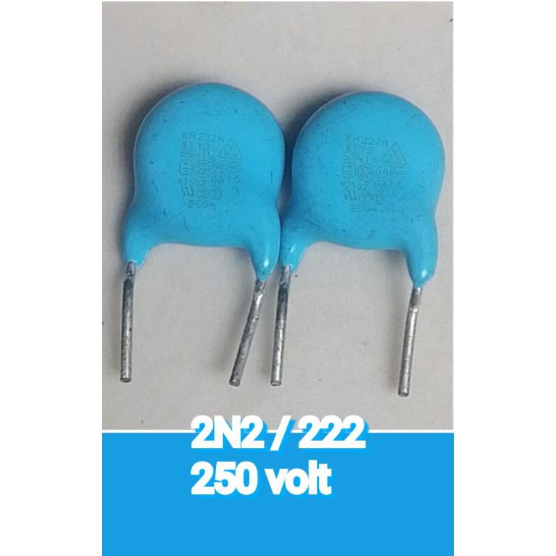 KAPASITOR, 2N2 /222, 250 volt