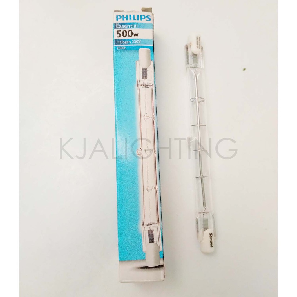 Bohlam Lampu Halogen Philips Plusline 500W Cahaya Kuning