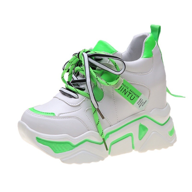 COD HIGH SHOES JINTU SUZY!! By AXELINE (ADA HAK DALAM) BEST SELLER SEPATU SNEAKERS WANITA MURAH-Hijau