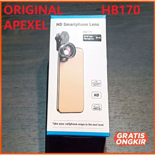 APEXEL Lensa Kamera Smartphone 170 Super Wide Angle Lens APL-HB170