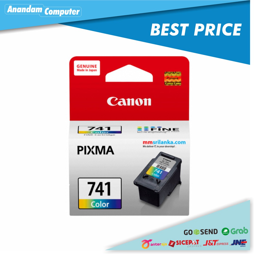 Canon Color Ink Cartridge with Print Head CL-741