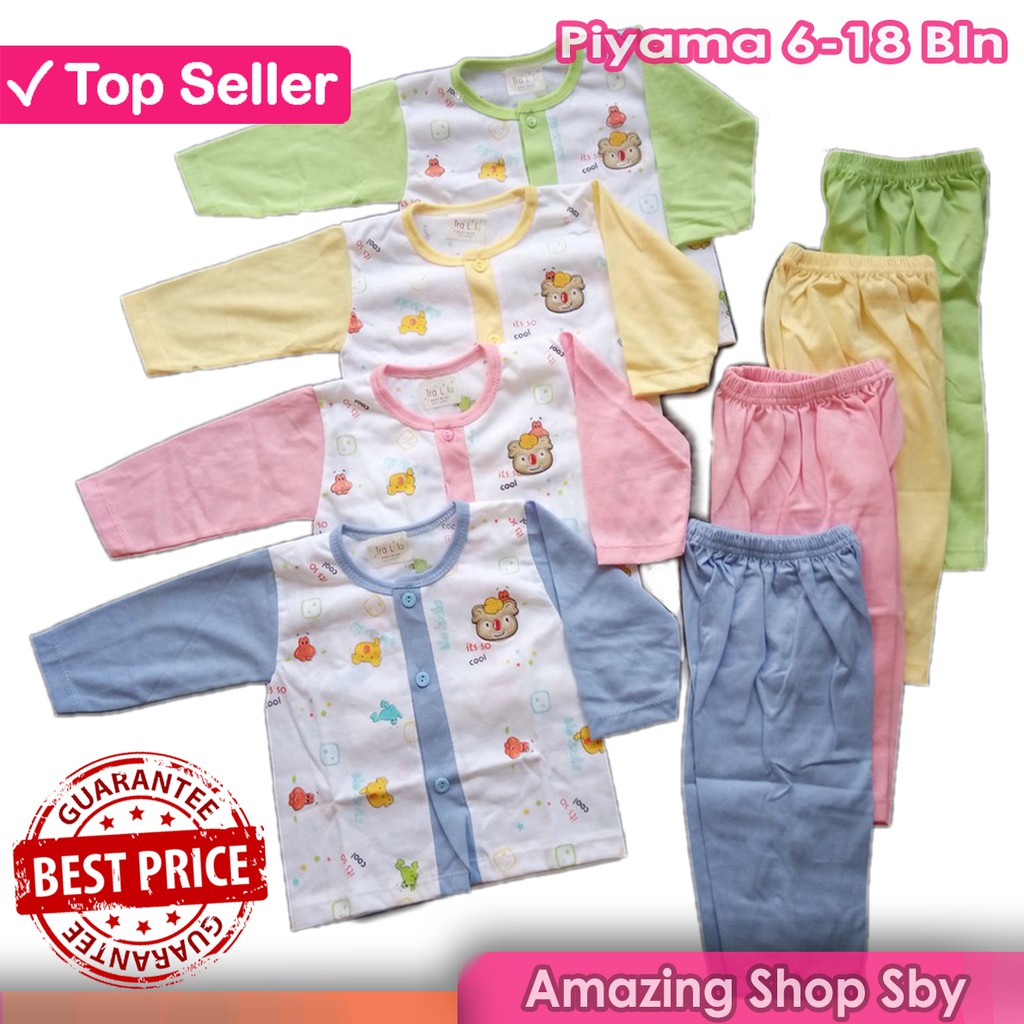 Piyama Anak Setelan Baju Tidur Anak Bayi Newborn Murah