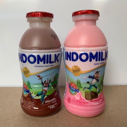 

Indomilk Cokelat/Strawberry botol 190ml