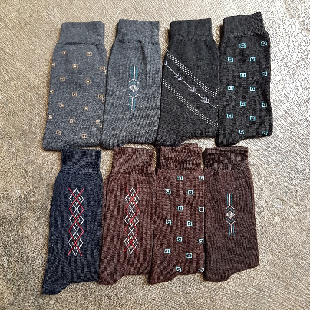 1PASANG Kaos Kaki pria hitam polos panjang dewasa/ Kaos kaki Pria pendek panjang/kaos kaki kerja-8