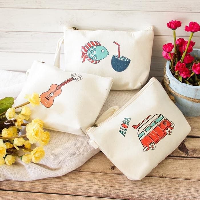 POUCH KOSMETIK | POUCH KAIN CLASSIC | POUCH SERBAGUNA