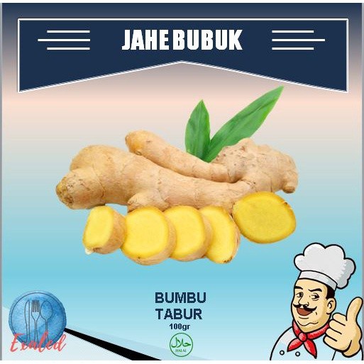 

Bubuk Jahe Putih Murni / Ginger Powder / Jahe Putih Bubuk Murni / Rempah Isi 100 Gr