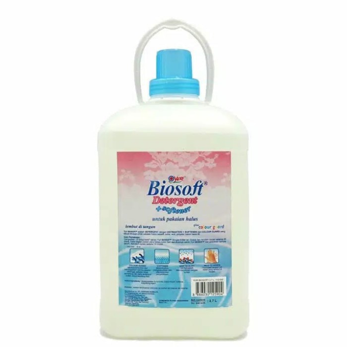Yuri Biosoft Detergent Softener 3.7 Liter Jerigen Deterjen Cair
