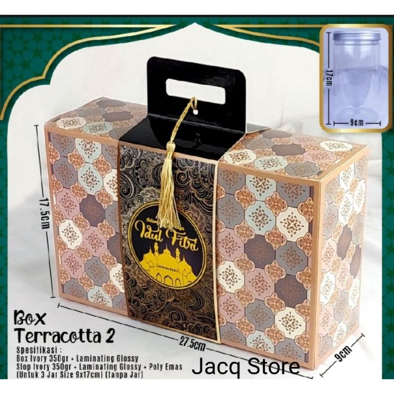 

Dus Lebaran - Box Lebaran - Packaging Lebaran Idul Fitri 3 jar 1000 ml