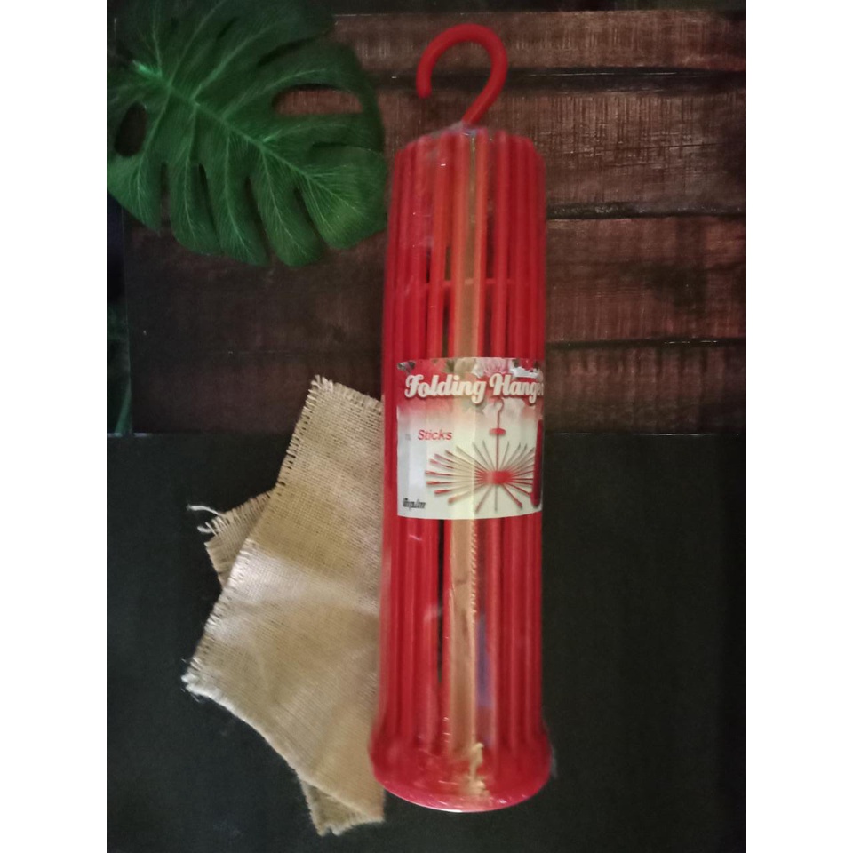 FOLDING HANGER 24 STICK / GANTUNGAN BAJU BULAT / JEMURAN BAJU ANAK