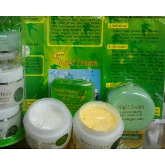 ☟ CREAM WALET BENGKOANG ORIGINAL / KRIM WALET LONTONG / CREAM WALET HIJAU ❋