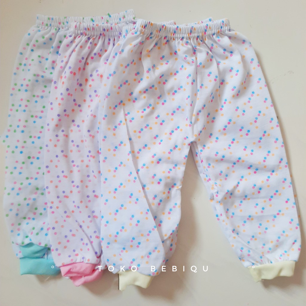 SNI 1 Lusin (12 pcs) Celana Panjang Polka PE Bayi