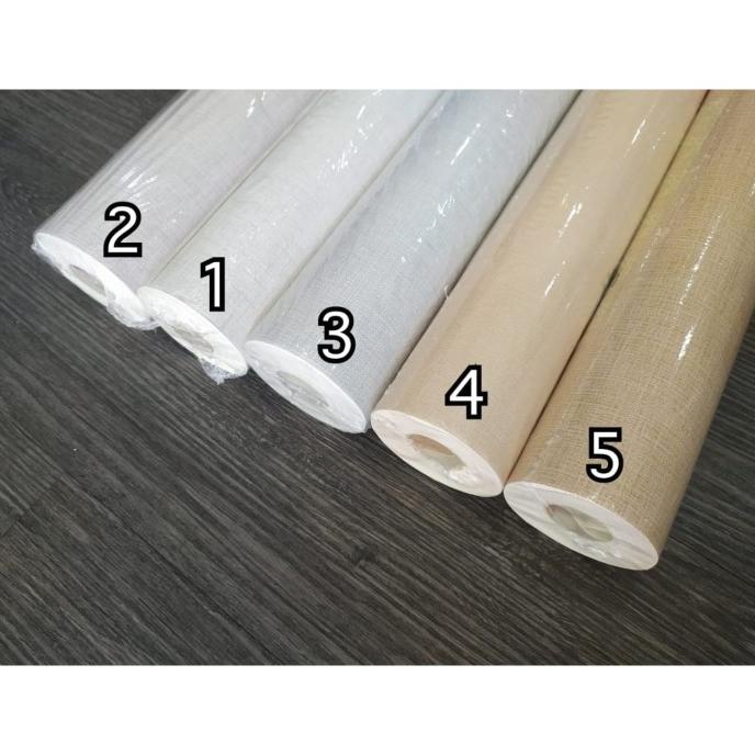 Wallpaper Dinding Vinyl Polos Tekstur