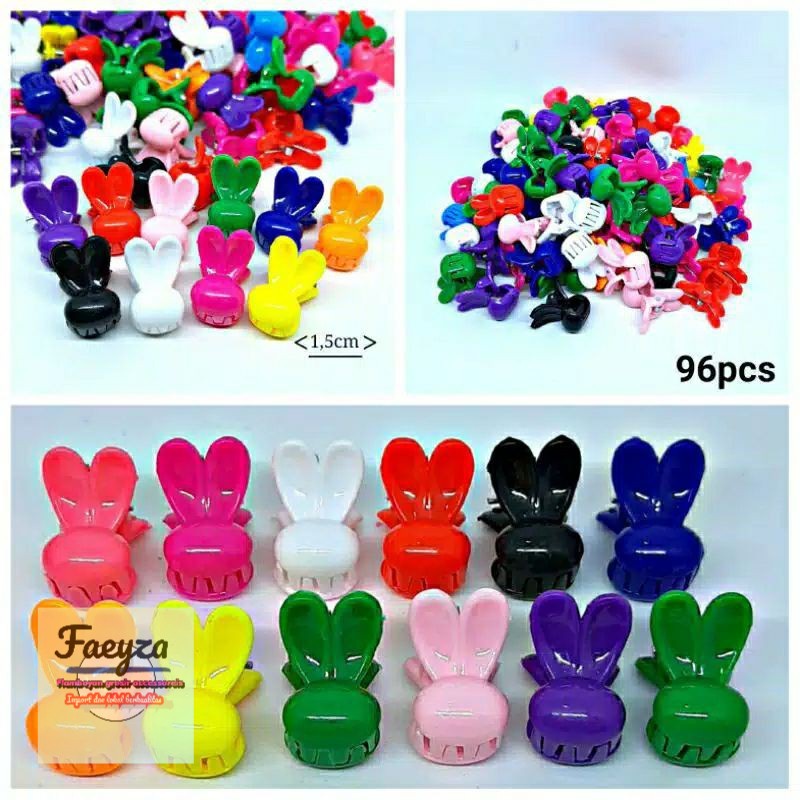 jepit rambut kelinci isi 96 pcs