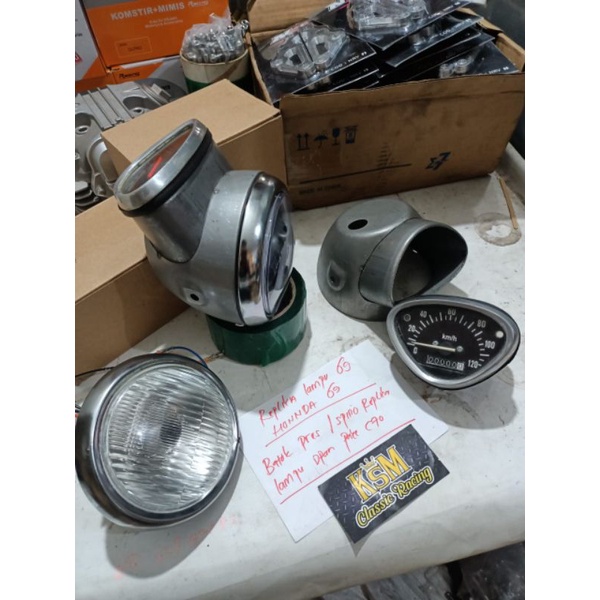 Reflektor Lampu Depan Honda S90 lampu depan/Honda S90/ Honda 69 +spido +lampu depan
